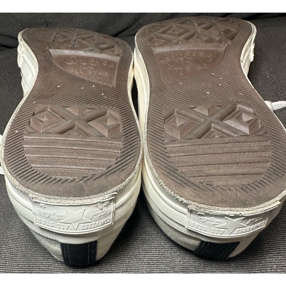 CDG Converse Chuck Taylor All Star 70 Ox Comme des Garcons White Heart Shoes 11 - Picture 9 of 11